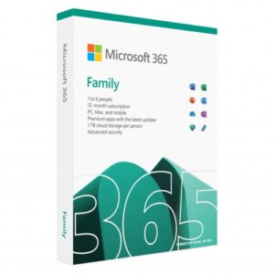 Microsoft 365 Family For 6 User 1 Year Subscription